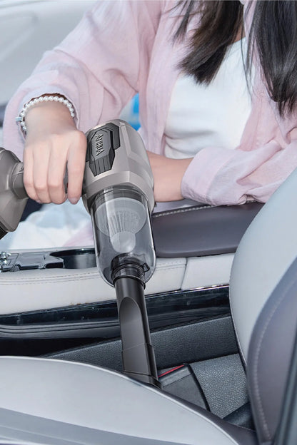 Şarjlı Araç Süpürgesi 20.000Pa Güçlü Araç İçi Mini El Süpürge Hava Üfleme Makinesi Yedek Filtreli