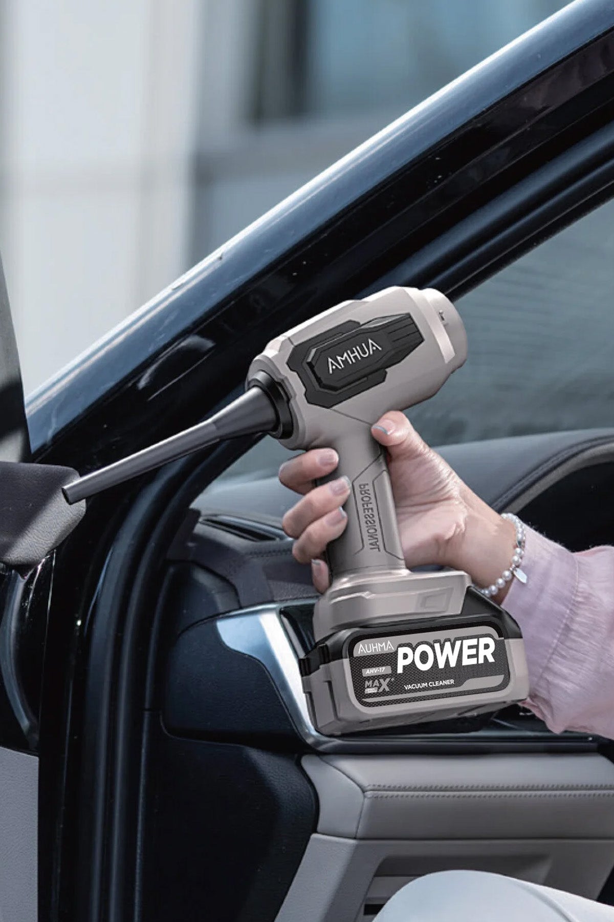 Şarjlı Araç Süpürgesi 20.000Pa Güçlü Araç İçi Mini El Süpürge Hava Üfleme Makinesi Yedek Filtreli