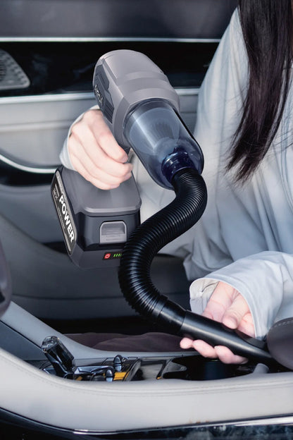 Şarjlı Araç Süpürgesi 20.000Pa Güçlü Araç İçi Mini El Süpürge Hava Üfleme Makinesi Yedek Filtreli