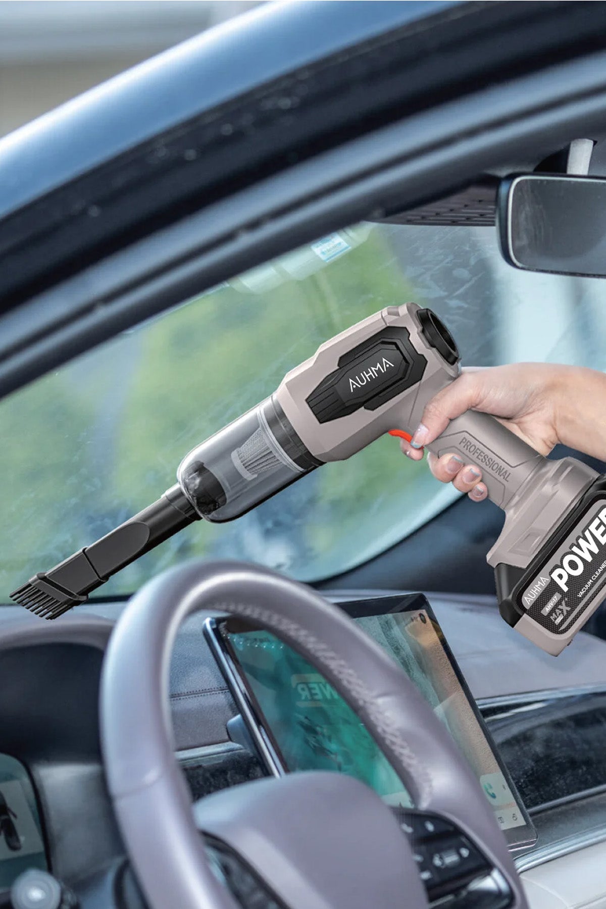 Şarjlı Araç Süpürgesi 20.000Pa Güçlü Araç İçi Mini El Süpürge Hava Üfleme Makinesi Yedek Filtreli