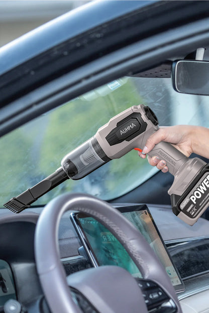 Şarjlı Araç Süpürgesi 20.000Pa Güçlü Araç İçi Mini El Süpürge Hava Üfleme Makinesi Yedek Filtreli