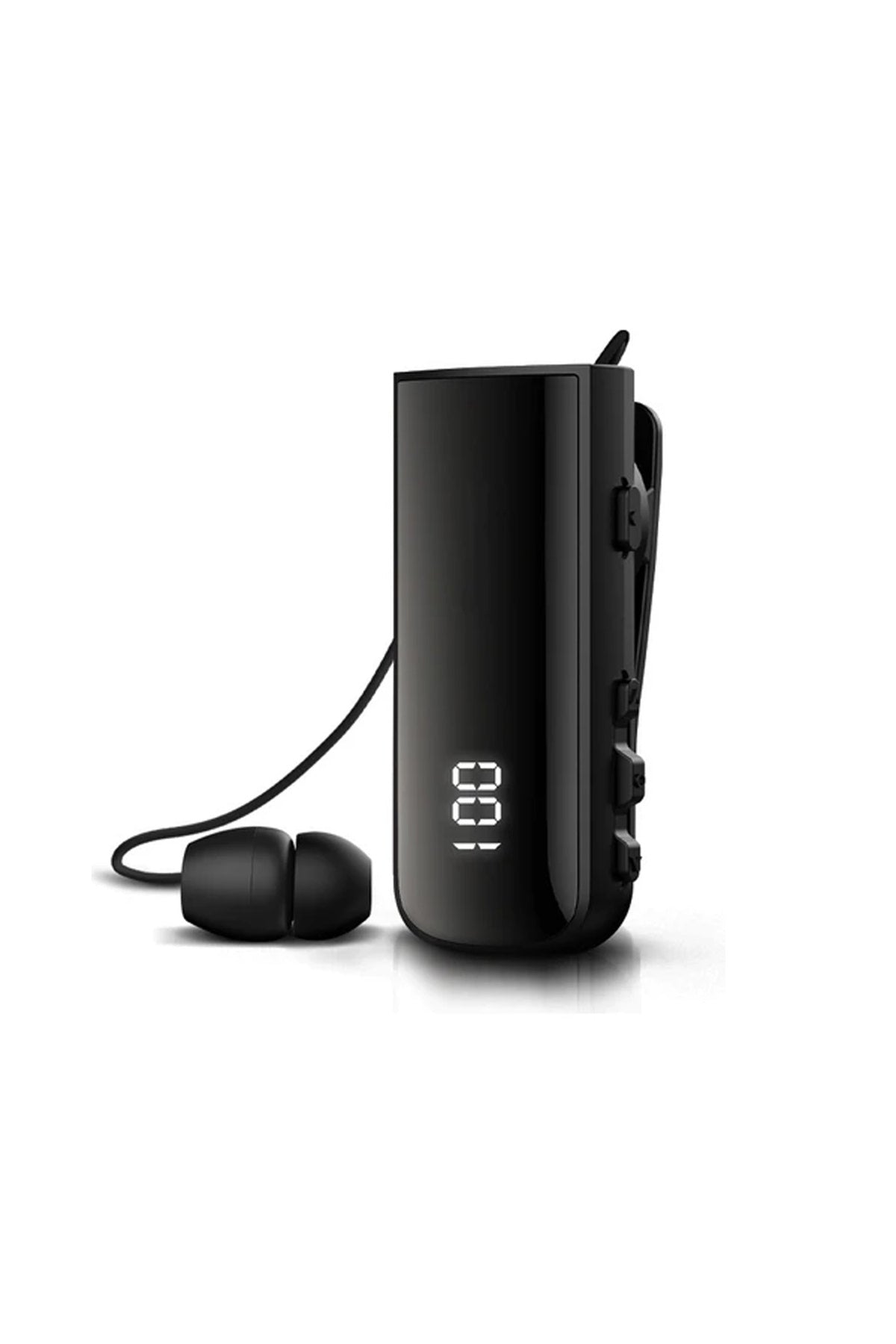 Makaralı Titreşimli Bluetooth Kulaklık Rüzgar Kesici Dijital Kulaklık 30 Saat Android & iOS Uyumlu