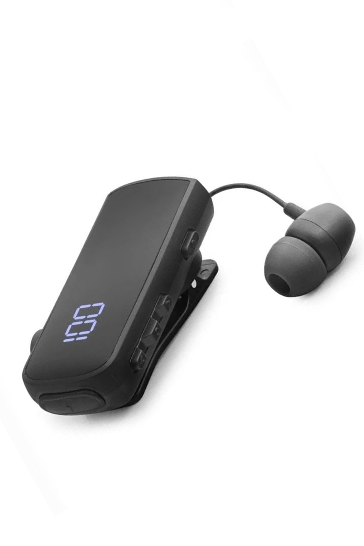 Makaralı Titreşimli Bluetooth Kulaklık Rüzgar Kesici Dijital Kulaklık 30 Saat Android & iOS Uyumlu