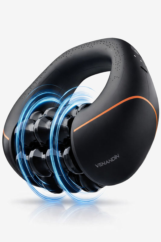 Roller Pro Silindir Vücut Masaj Aleti Vurma Döner Hareketli Vurmalı Derin Doku Masajı Cihazı