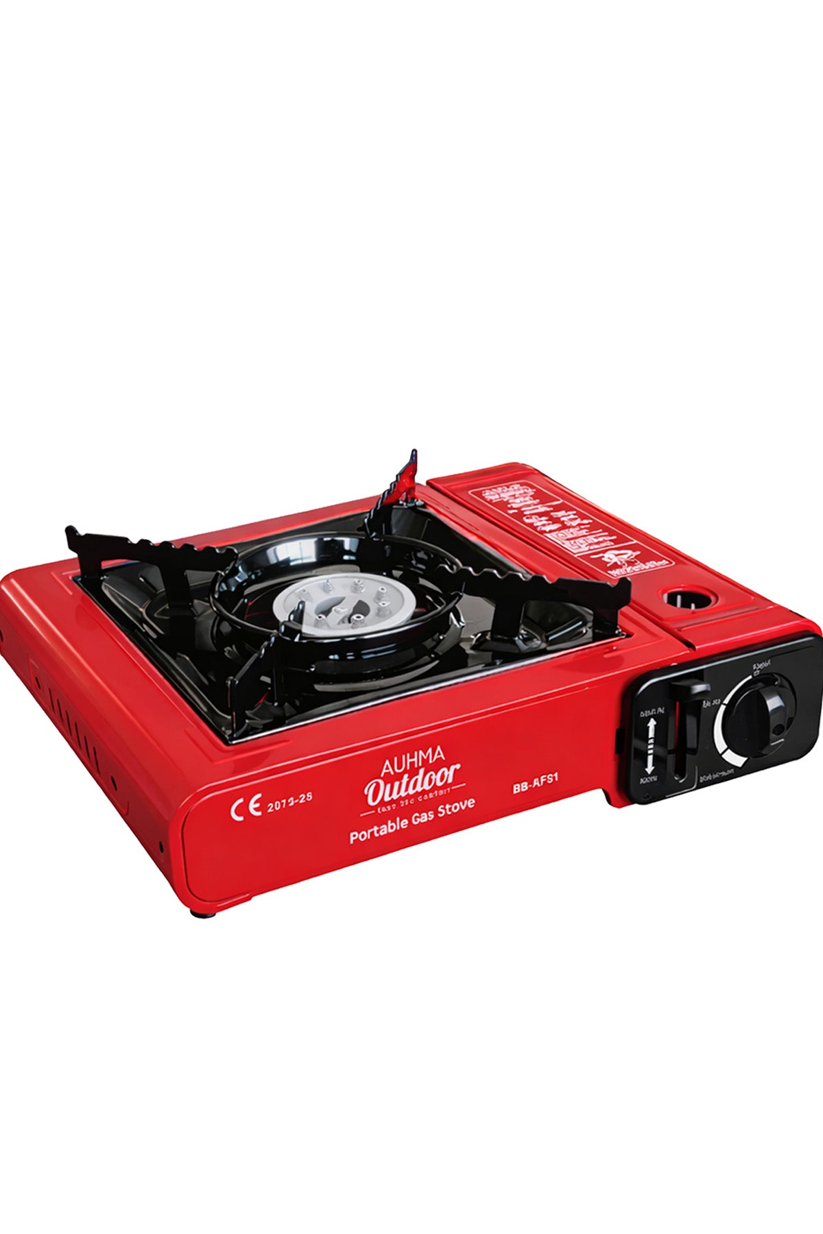 Kamp Ocağı 2.3kw Tekli Portatif Taşınabilir Tekli Gazlı Ocak Rüzgar Korumalı Piknik Kamp Bahçe