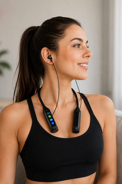 Boyun Bantlı Ultra HD Bluetooth Kablosuz Kulaklık | Type-C | Dijital Ekran | TF Kart | 2800 mAh 600 Saat