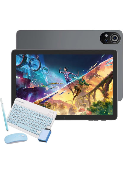 Sprange M20 Plus 10,1" IPS Ekran 8 Çekirdekli 6GB Ram 128GB Dahili Hafıza PC Tablet Kablosuz Klavye Mouse Hediyeli