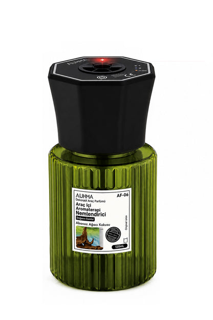 Araç İçi Nemlendirici Koku Şarjlı Buharlı Koku Difüzörü Hava Nemlendirme Yıldız Efektli CHANEL 120ml