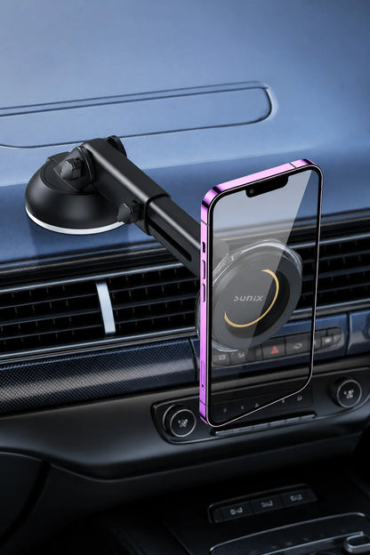 Araç Torpido Cam 360° Dönen MagSafe Telefon Tutucusu Manyetik Mıknatıslı Telefon Tutacağı Holder