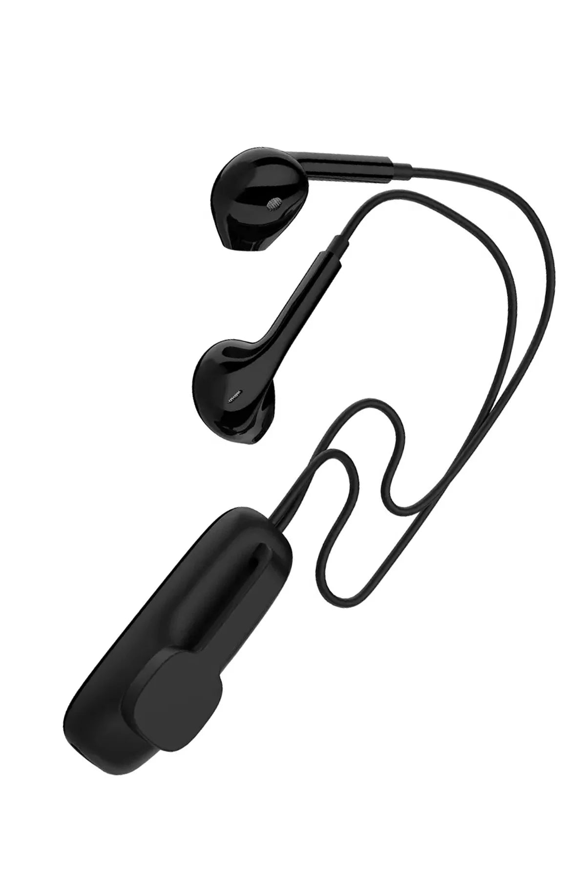 Yaka Klipsli Bluetooth Kulaklık Kulakiçi Kablolu Kablosuz TWS Mikrofonlu Yaka Kulaklık Boyun Asmalı