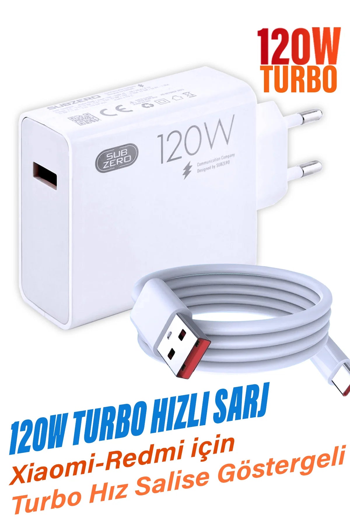 Xiaomi Redmi Note 14 - Note 14 Pro Uyumlu Turbo Hızlı Şarj Aleti 67W - 120W