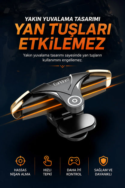 Telefon Tetik Tuşu Oyun Tetiği Gamer Oyun Konsolu Pubg vs Çeşitli Oyunlarla Uyum 2 li set