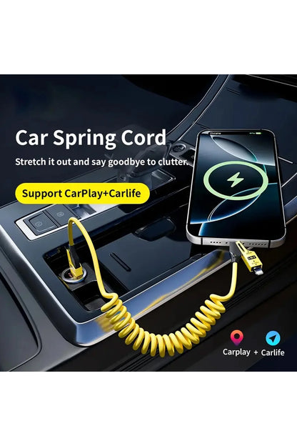 65W Çok Fonksiyonlu 4'ü Bir Arada USB Type C Lighting Mikro Çoklu Şarj Kablosu PD Hızlı Şarj