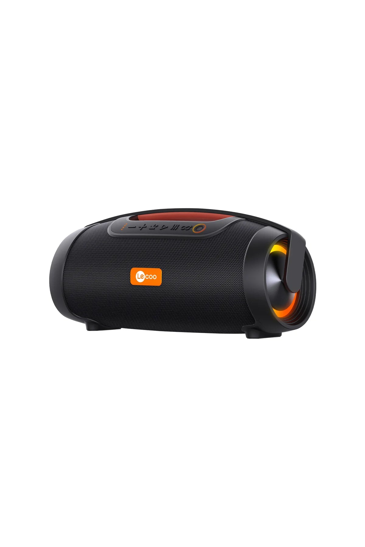 Lecoo DS151 40W Kablosuz Bluetooth 5.0 RGB TWS Boombox Stereo Taşınabilir Hoparlör Siyah
