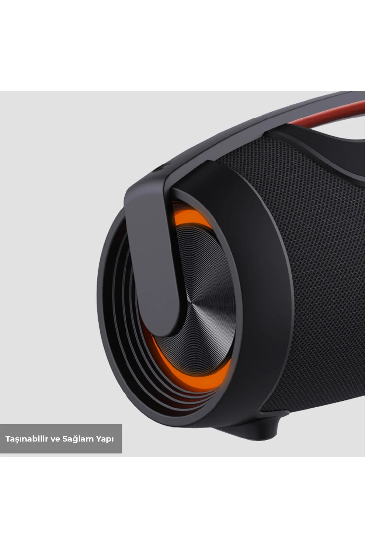 Lecoo DS151 40W Kablosuz Bluetooth 5.0 RGB TWS Boombox Stereo Taşınabilir Hoparlör Siyah