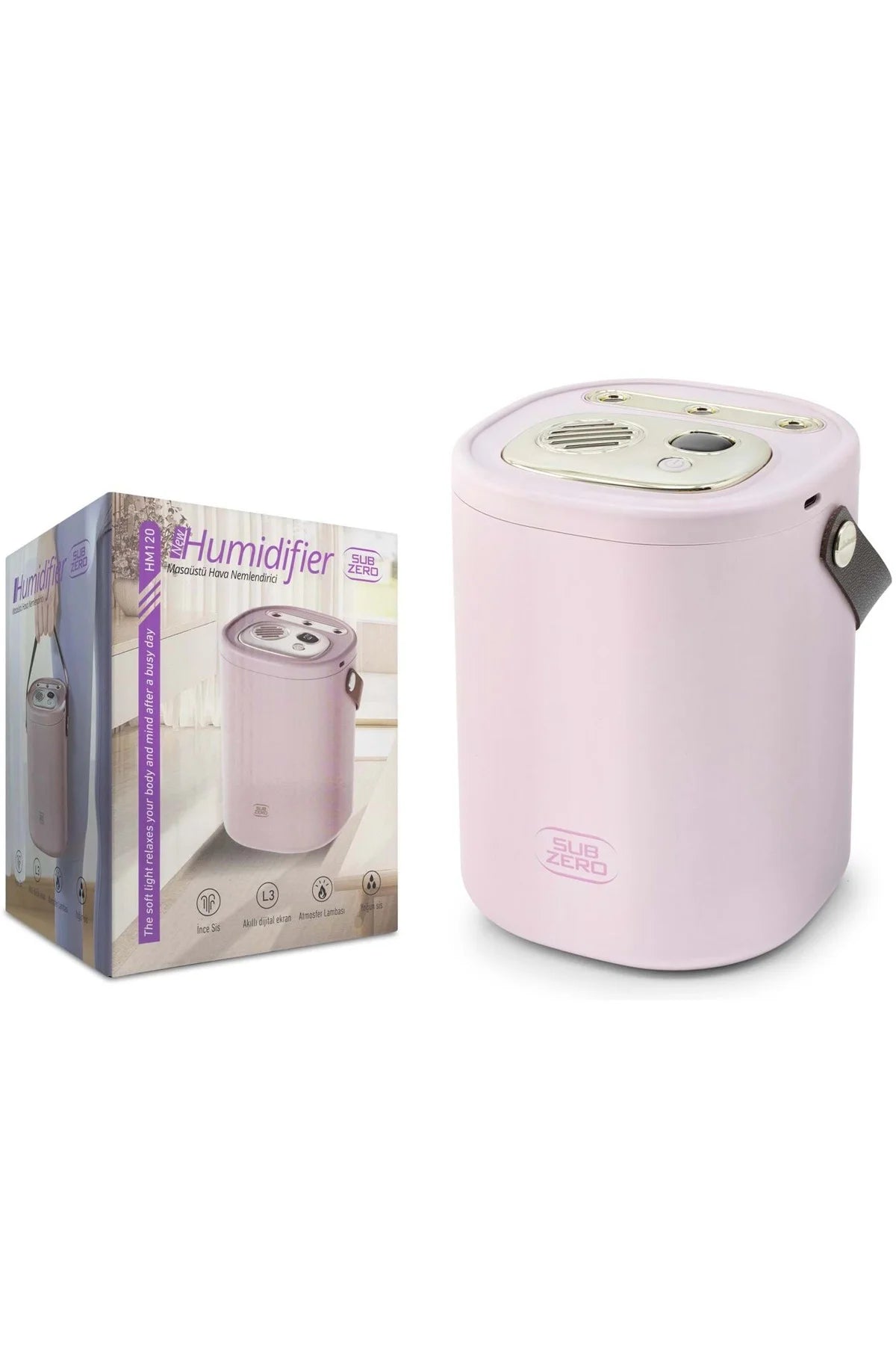 Şarjlı Ultrasonic Hava Nemlendirici Buhar Makinesi 1500ml Şarjlı Buhurdanlık