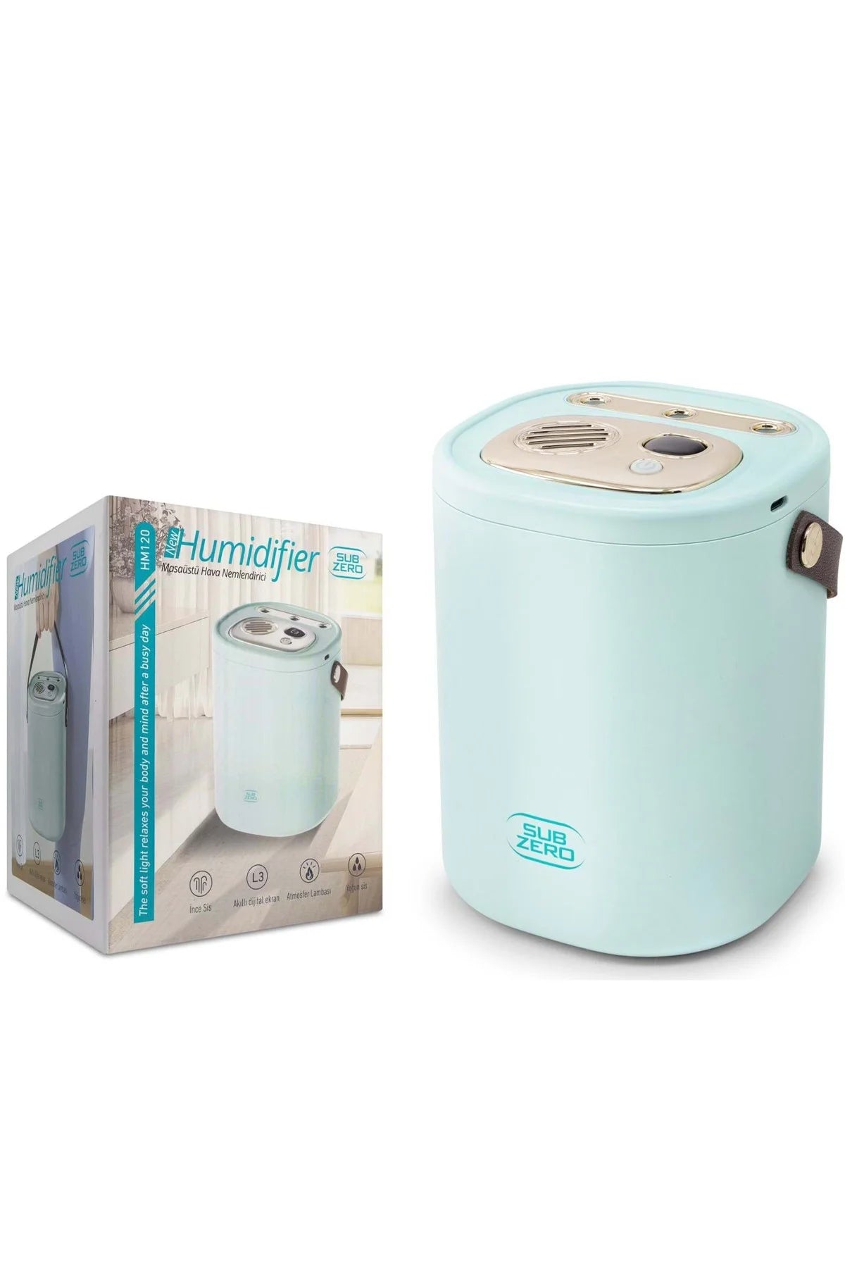 Şarjlı Ultrasonic Hava Nemlendirici Buhar Makinesi 1500ml Şarjlı Buhurdanlık