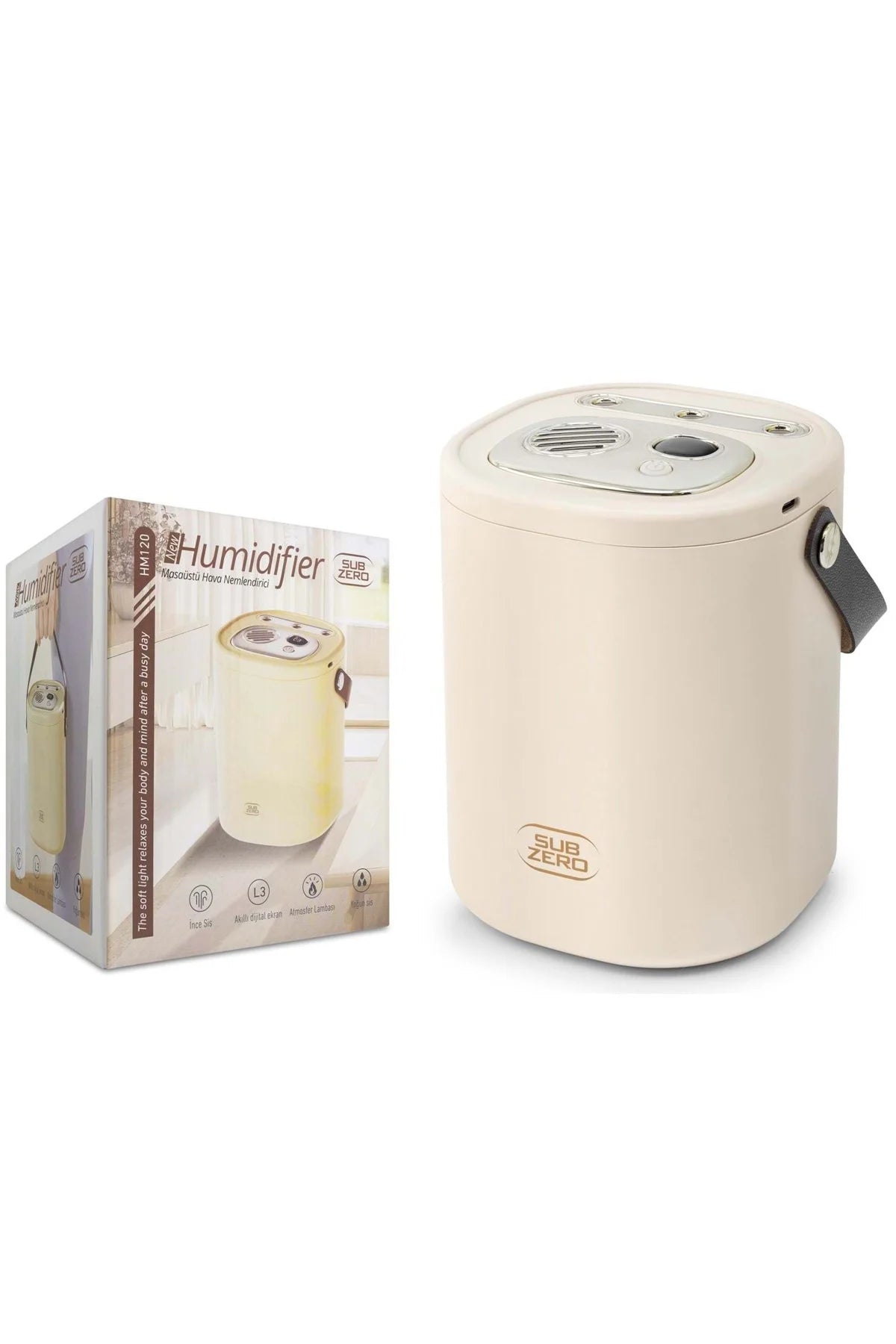Şarjlı Ultrasonic Hava Nemlendirici Buhar Makinesi 1500ml Şarjlı Buhurdanlık