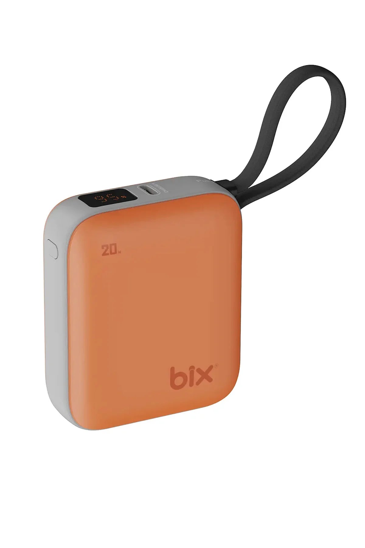 Mini Powerbank 10000 mAh Cep Boy Taşınabiler Hızlı Şarj PD 20W Dijital Göstergeli Type-C Kablolu