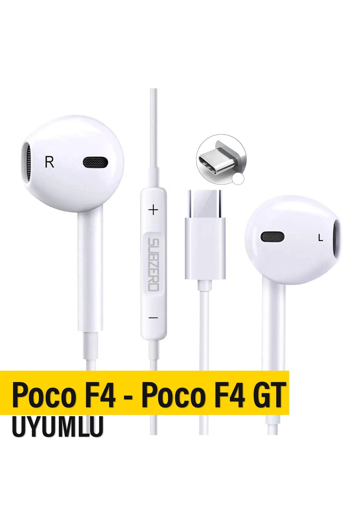 Poco F4 Kulaklık Type C Mikrofonlu Kablolu Kulaklık