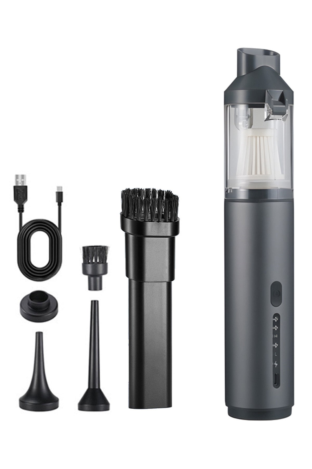 19000Pa Kablosuz Araç ve Ev İçi Şarjlı Süpürge Araba Süpürgesi Şarjlı El Süpürgesi 2600mAh