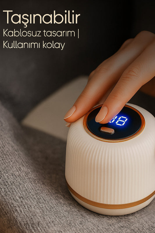 Şarjlı Tüy Toplama Tiftik Temizleme Cihazı Dijital Ekran 3 Kademe Kazak Tiftik Temizleyici 6 Bıçaklı - Görsel 3