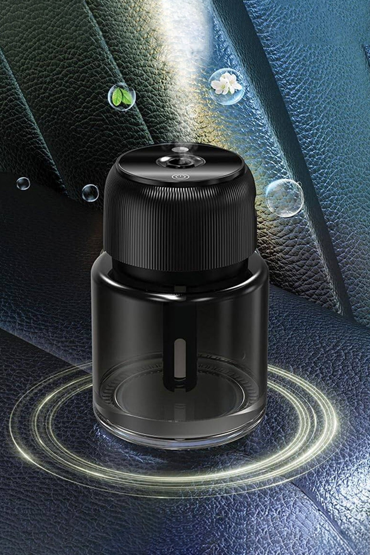 Otomatik Araç İçi Koku Difüzörü Hava Nemlendirici Buharlı Oda Spreyi Araba Koku Giderici Led Yıldız - Görsel 5