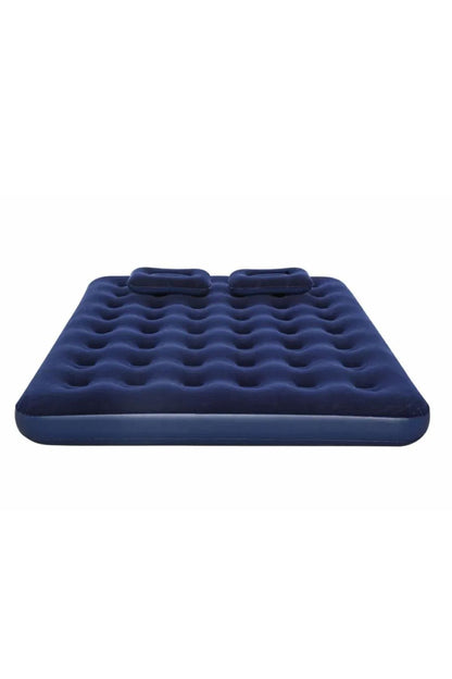 Çift Kişilik Şişme Yatak - 2 Yastık Ve El Pompası Hediyeli 203cmx152cmx22cm Kamp & Ev Kullanımı - Görsel 3