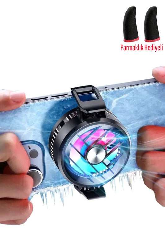 Oyuncu Telefon Hava Soğutma Fanı Radyatör Sessiz Fan Telefon Soğutucu Tak Çalıştır
