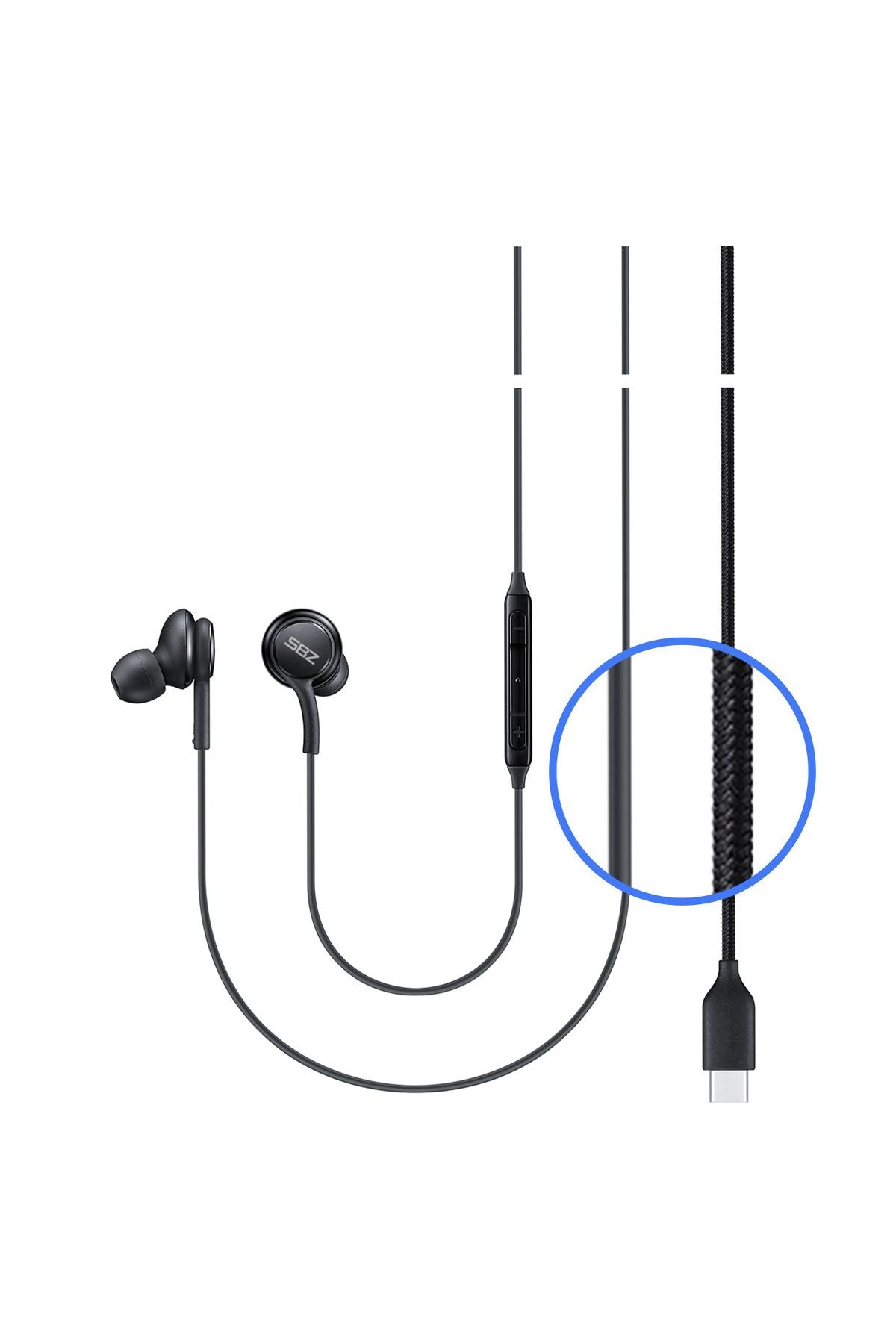 Samsung Z Flip -  Z Flip3 - Z Flip4 - Z Flip5 - Z Flip6 Uyumlu Type-C Mikrofonlu Kulaklık - Görsel 2