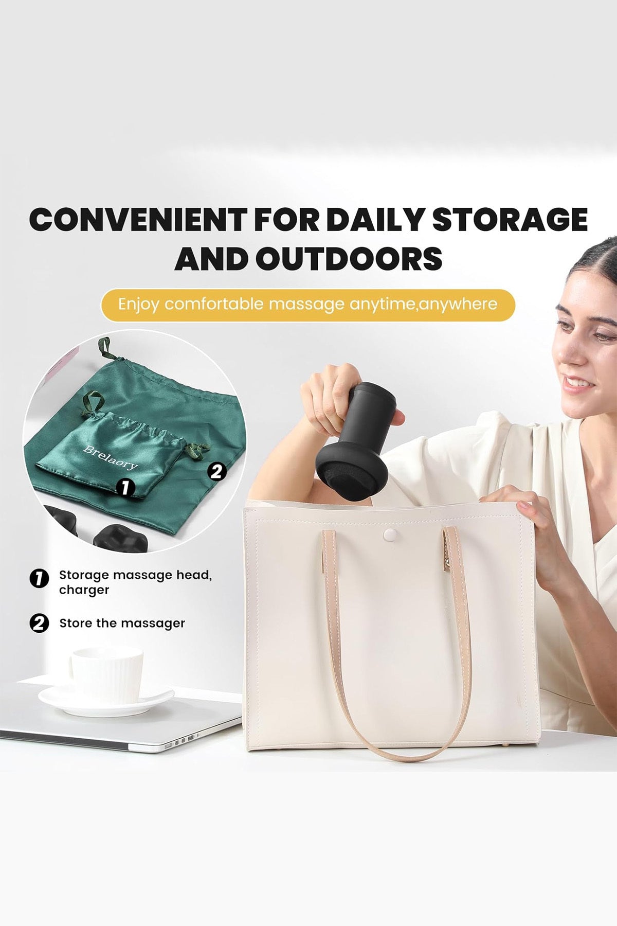 6 Kademeli Masaj Aleti 5 Başlıklı Bölgesel Vücut Şekillendirme Selülit Yağ Yakma Aleti - Görsel 6