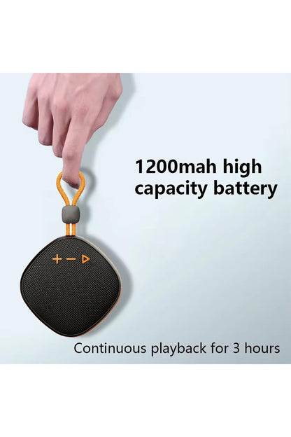 Yüksek Bass Bluetooth Hoparlör Ses Bombası TWS Çift Hoparlör Bağlantısı 1200 mAh Speaker - Görsel 4