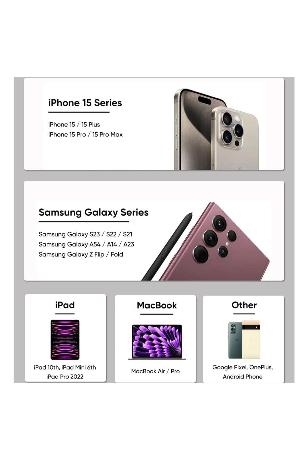 iPhone 15-15 PLUS-15 PRO- 15 PRO MAX uyumlu AUX Kablo Ses Dönüştürücüsü Hasır Type-C Çeviricisi - Görsel 5