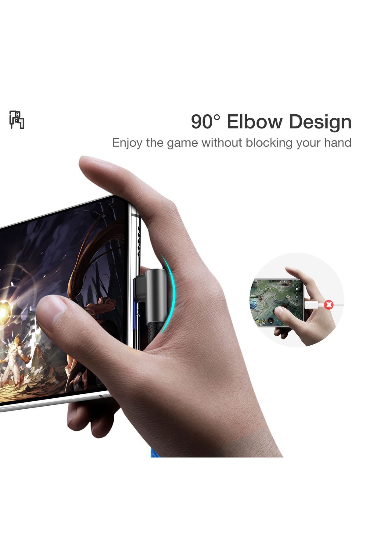 iPad Air 13 inç M2 M4 iPad Air 4 - 5 Nesil Şarj Kablosu Uzun 3 metre Type C to Type C Hızlı Şarj - Görsel 6