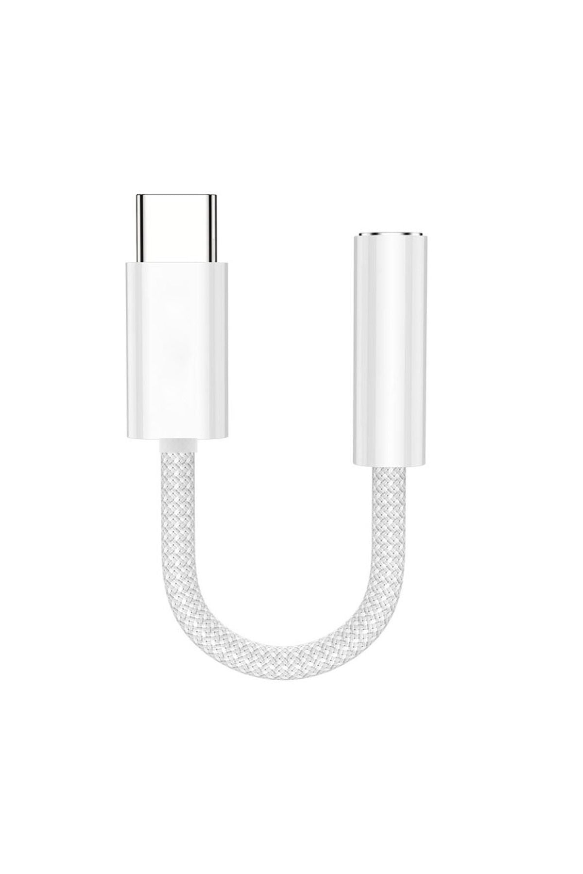 Samsung A33 A34 Uyumlu Kulaklık Girişi Dönüştürcü 3.5 Mm Type C Kulaklık Çevirici Adaptör - Görsel 2