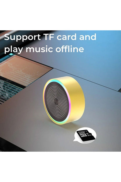 Mini Bluetooth Hoparlör Ses Bombası TWS Çift Hoparlör Bağlantısı - Görsel 6