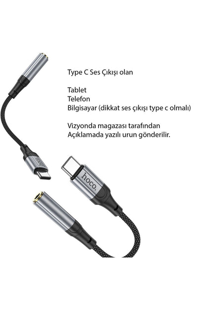 Xiaomi Mi 15 - 15 Ultra - 15 Pro Kulaklık Dönüştürcü Type C AUX Çevirici - Görsel 4