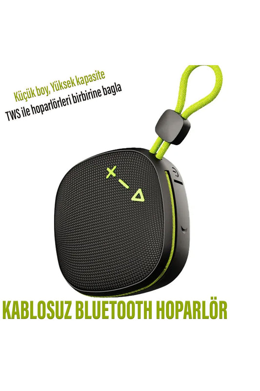 Yüksek Bass Bluetooth Hoparlör Ses Bombası TWS Çift Hoparlör Bağlantısı 1200 mAh Speaker