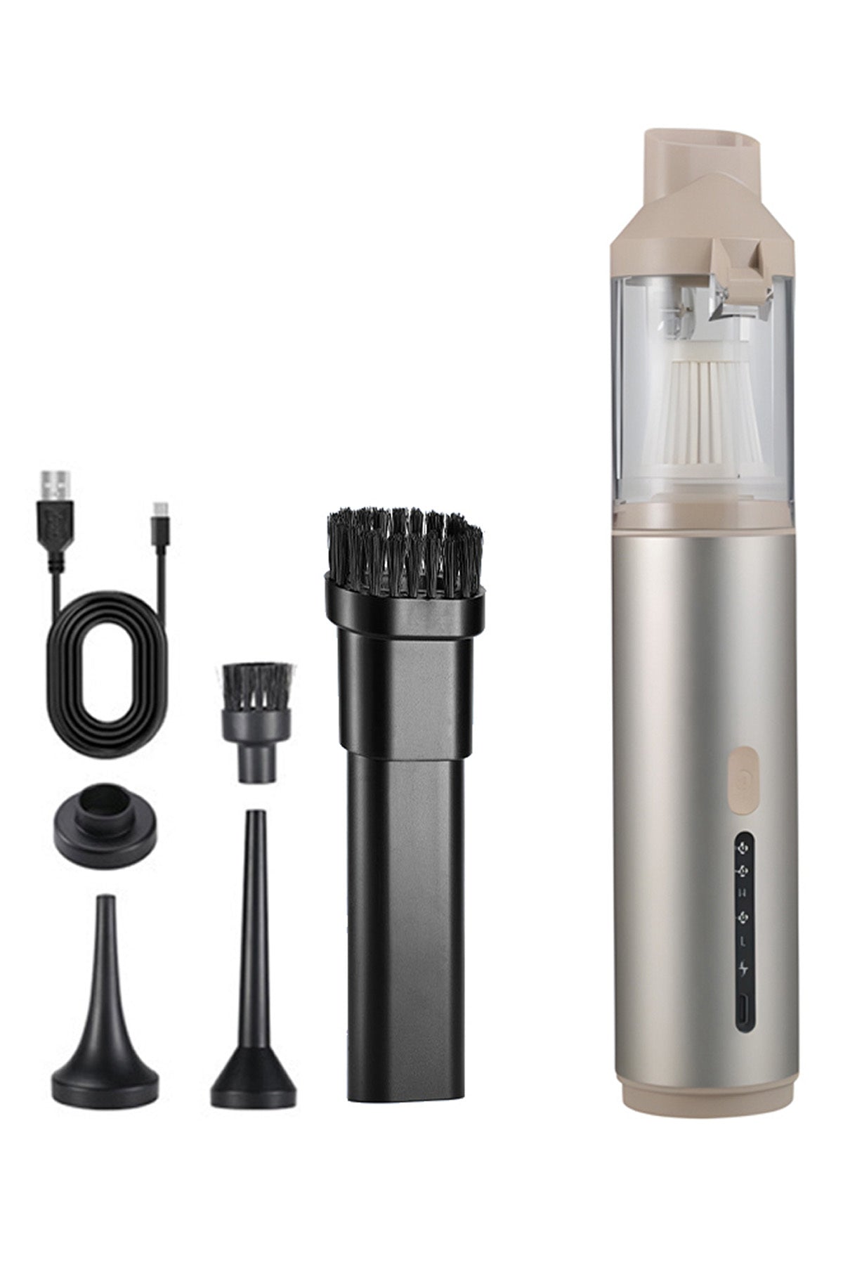 19000Pa Kablosuz Araç ve Ev İçi Şarjlı Süpürge Araba Süpürgesi Şarjlı El Süpürgesi 2600mAh