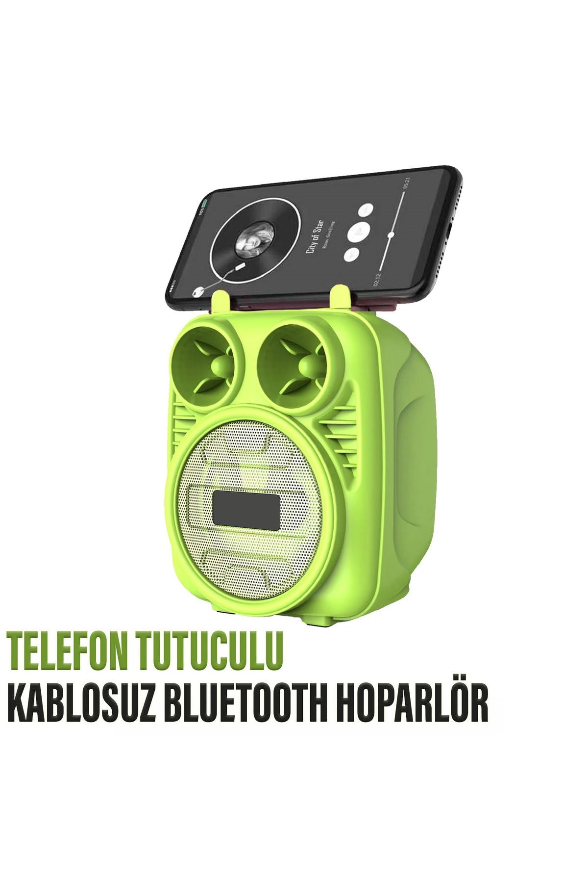 Kablosuz Bluetooth Hoparlör Speaker  Telefon Tutucu Rgb Hoparlör Renkli Işıklı Ses Bombası 5W