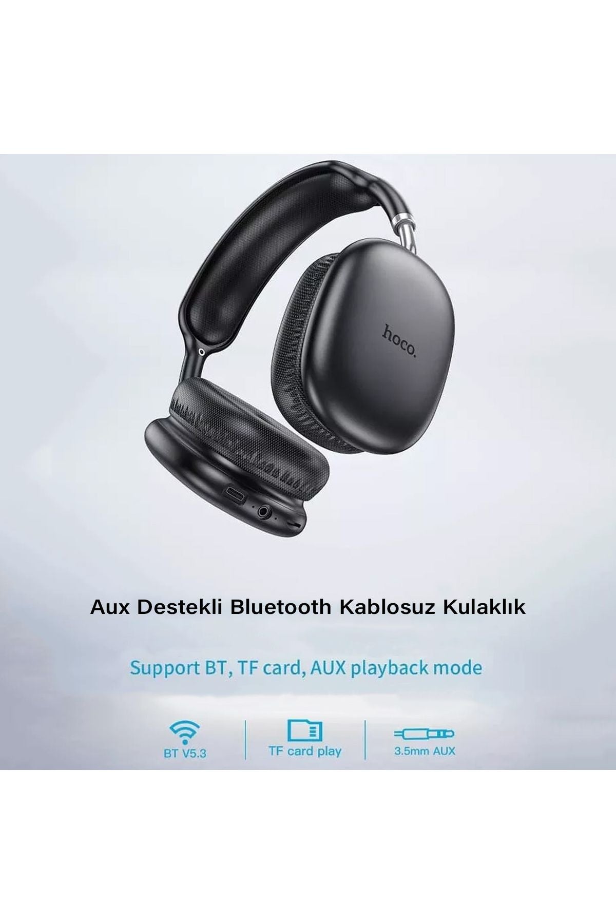 Bluetooth Kablosuz Kulaklık 45 Saat Kullanım Süresi Premium Kalite - Görsel 3