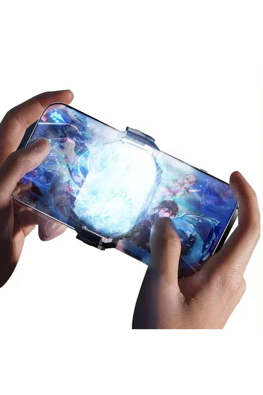 Gaming Telefon Sessiz Hava Soğutma Fan Derece Gösterge 2 Kademe Radyatör Sessiz Fan Telefon Soğutucu - Görsel 2