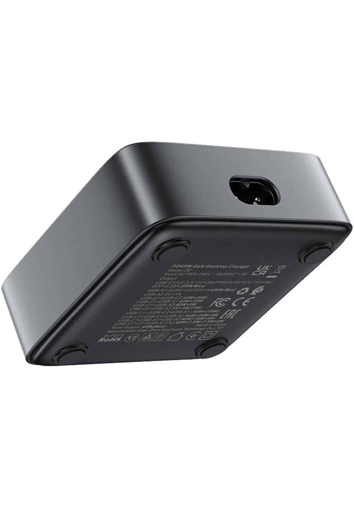 45W Süper Hızlı - 65W Turbo Hızlı Şarj Cihazı 4in1 Gan Teknolojisi 2 USB+2 Type-C Pd 3.0 LCD Ekranlı - Görsel 7