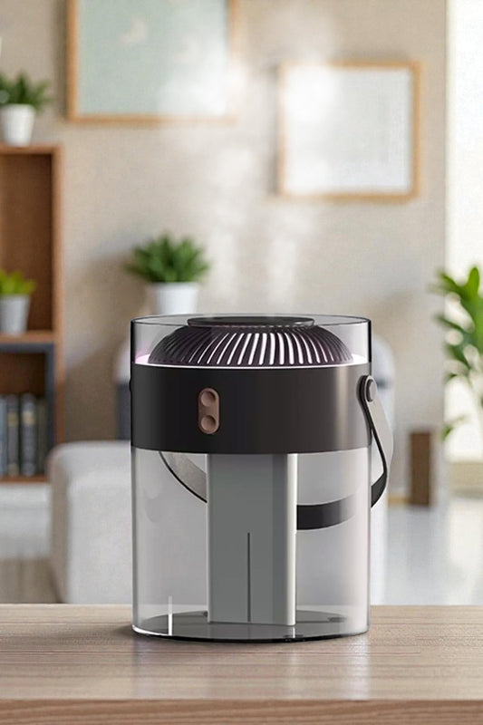 2,6L Kablosuz Hava Nemlendirici Ultrasonik Buhar Makinesi Çift Sprey Aroma Difüzörü LED Işık 2000mAh