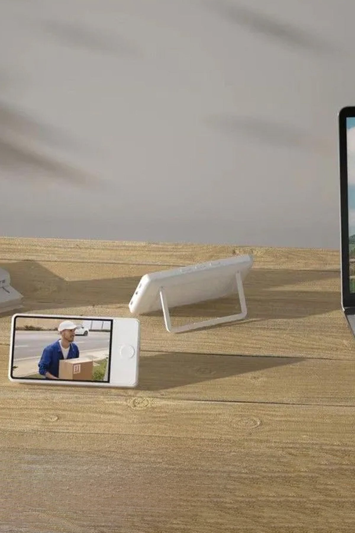 Kameralı Mikrofonlu Akıllı Kapı Zili Kablosuz Ekranlı Çift Yönlü İnterkom Ön Kapı Kamerası - Görsel 6