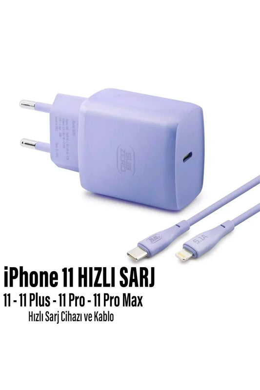 iPhone 11-12-13-14 Uyumlu Şarj Aleti HIZLI PD Şarj Cihazı Apple iPhone Pro Plus Pro Max 25W HIZLI