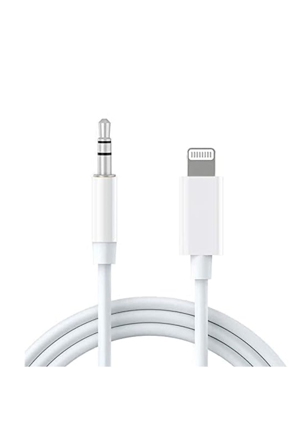 iPhone 11 12 13 14 Uyumlu Araç AUX Ses Kablosu 1 metre Lightning 3.5mm Jack