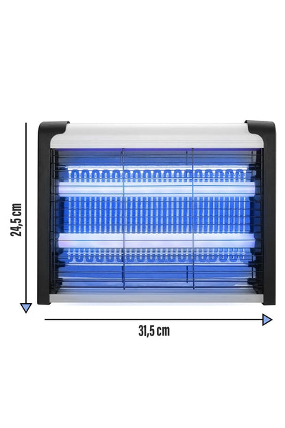 Elektrikli Uv Sivrisinek Yok Edici Sinek Öldürücü Mavi Işık 4W 2000V Iki Led Asılabilir Zincir Askı - Görsel 5