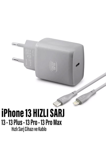 iPhone 11-12-13-14 Uyumlu Şarj Aleti HIZLI PD Şarj Cihazı Apple iPhone Pro Plus Pro Max 25W HIZLI