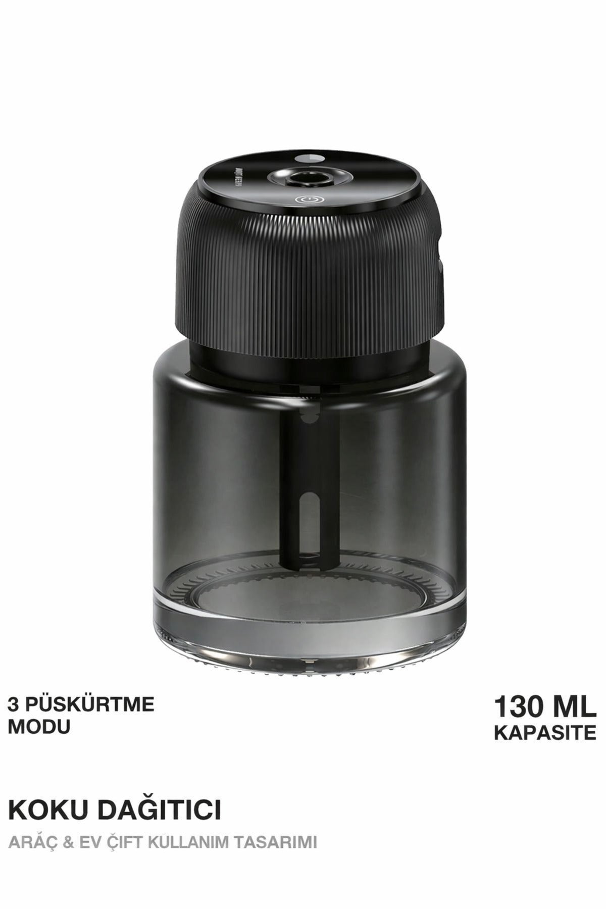 Otomatik Araç İçi Koku Difüzörü Hava Nemlendirici Buharlı Oda Spreyi Araba Koku Giderici Led Yıldız - Görsel 6